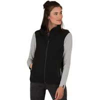 Trigema Softshellweste TRIGEMA "TRIGEMA Softshellweste" Gr. XXXL, schwarz Damen Westen