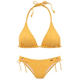 Buffalo Triangel-Bikini Damen gelb, Gr.34 Cup C/D,