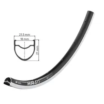 DT Swiss Felge RR 411 28 Schwarz 28-Loch 622-18