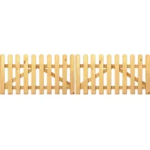 Tetzner & Jentzsch Gartentor 300 x 80 cm Grün/Holz
