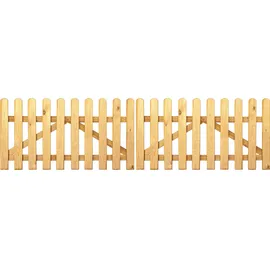 Tetzner & Jentzsch Gartentor 300 x 80 cm Grün/Holz