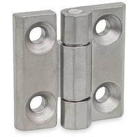 Ganter norm Ganter Normelemente GN 237.3-NI-60-60-A-GS Schwerlastscharnier Edelstahl NI,