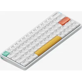 nuphy Shine-Through ABS Keycaps, Tastenkappen für Air 60 V2 Low Profile Tastatur, weiß, QWERTY-Keycaps ANSI/US