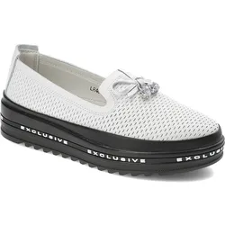 Weiße Halbschuhe S.Barski Flache Schuhe, 36