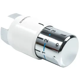Kermi Universal Thermostatkopf M30 x 1,5 Heizkörperthermostat chrom/weiß