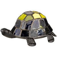 Elstead Tiffany Tierlampen Integrierte LED Schildkröte Tiffany Lampe, Vintage Bronze