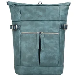 Greenburry Fanny Rucksack 43 cm Laptopfach petrol