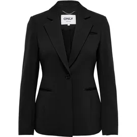 Only Kurzblazer ONLPEACH L/S FIT BLAZER TLR NOOS schwarz XS (34)