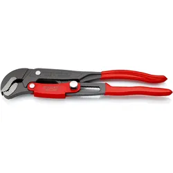 KNIPEX Rohrzange S-Maul mit Schnelleinstellung 330 mm grau pulverbeschichtet - 8361010