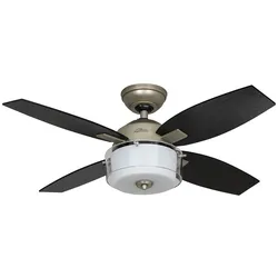 Hunter Deckenventilator Central Park Zinn mit Licht 107