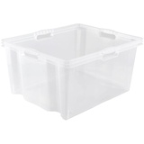 Keeeper Aufbewahrungsbox, Multi-Box XXL, Polypropylen, 44 Liter, natur Farbe: natur-transparent, leer platzsparend nes...