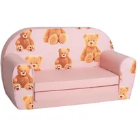 KNORRTOYS.COM 75007 Kindersofa, Teddy pink