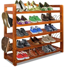 CASARIA Schuhregal 80 x 82 x 26 cm offen / braun