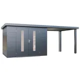 Wolff Finnhaus Metallgerätehaus Elvar 6024 Anthrazit