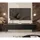 lookway AURORA TV-Lowboard 180x32x40 cm Schwarz Matt Holzwerkstoff/Metall