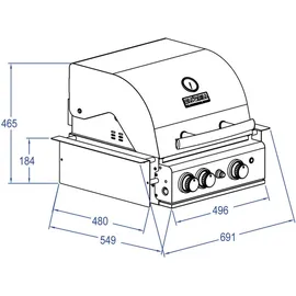 ALLGRILL CHEF M Built-In