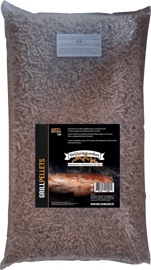 Grillschmecker Pellets, Apfel 15 kg