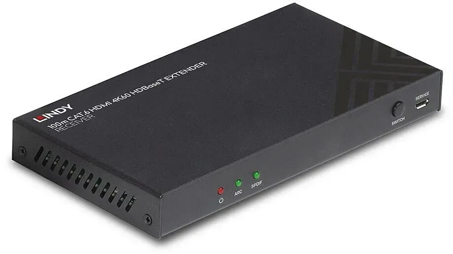 Lindy 38342 Audio-/Video-Leistungsverstärker AV-Receiver Schwarz
