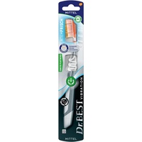 Dr.BEST Vibration Atemfrisch Zahnbürste, Mittel (1 Stück), für bis zu 50% bessere Erreichbarkeit zwischen den Zähnen*