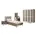 aea Garnitur Kinderzimmer Bett Kindermöbel Braun Set 5tlg Braun