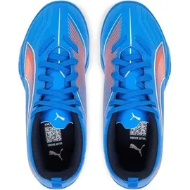 Puma Ultra 6 Play Hallenschuhe Kinder Ultra Blau / Weiß / Leuchtend Rot 37