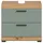 xonox.home Waschbeckenunterschrank 2 Schubladen 60 x 56 cm Salbeigrün