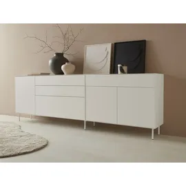 LeGer Home by Lena Gercke Sideboard »Essentials«, (2 St.), Breite: 279cm, MDF lackiert, Push-to-open-Funktion