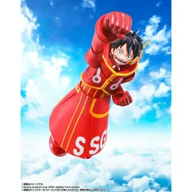 Tamashii Nations One Piece S.H.Figuarts Actionfigur Monkey D. Luffy Future Island Egghead 15 cm - Rot/Mehrfarbig