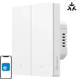 Sonoff M5-2C-80W WiFi Matter smart wall switch (2-Kanal, für Rahmen)