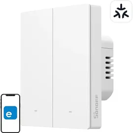 Sonoff M5-2C-80W WiFi Matter smart wall switch (2-Kanal, für Rahmen)