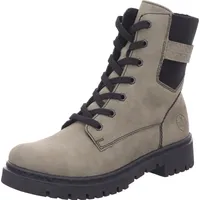 Rieker Winterstiefelette, mit modischer Profillaufsohle Rieker hellkhaki-schwarz