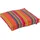 H.O.C.K. Sitzkissen "Yucatan", bunt (bunt, orange, gestreift), B:50cm H:5cm L:50cm, Kunstfaser, Dekokissen_Sitzkissen_Kissenhüllen, Sitzkissen, mit bunten Streifen