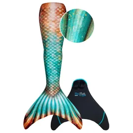 FinFun Fin Fun Meerjungfrauenflosse "Limited Edition" Bronzed Emerald, Youth XL (143-152)