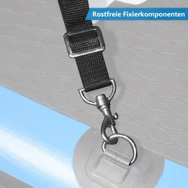 24move 24MOVE® SUP Kajak Sitz für Paddle Boards und Kajaks, gepolstert und ergonomisch, mit Tasche, Surfboard, Stand Up Sitz