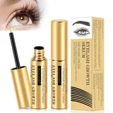 EONFAVE Long Lash Serum, Wimpernserum Ohne Hormone, Eyelash Growth Serum für Wimpernpflege, Pflegendes Wimpernwachstumsserum für Dicke Vollere und Längere Wimpern, Schützt & Kräftigt