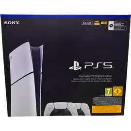 Sony PlayStation 5 Slim Digital Edition + 2. DualSense Wireless-Controller
