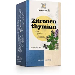 Zitronenthymian Bio Tee – Erfrischender Kräutertee in Doppelkammerbeuteln