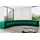 altdecor Wohnlandschaft modulares Sofa Lazro-U1 - 373x373x70 cm Grün