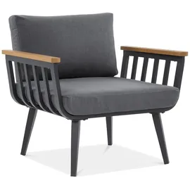 beautysofa NOVA Set 4-tlg. Dunkelgrau