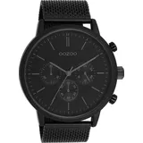 Oozoo Herren Armbanduhr Timepieces Analog Metall schwarz UOC11204