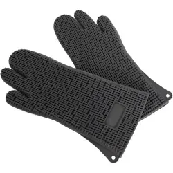 SCHNEIDER Silikon Backhandschuhe, schwarz 310032 , 1 Paar, Länge: 385 mm, Breite: 180 mm