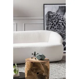 SalesFever Nierensofa 3-Sitzer - weiß