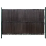 Dynamic24 PVC Sichtschutzstreifen vertikal 153x250cm RD02 Dunkelbraun