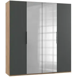 MID.YOU Drehtürenschrank Level 36A 200 x 0 x 0 cm Grau