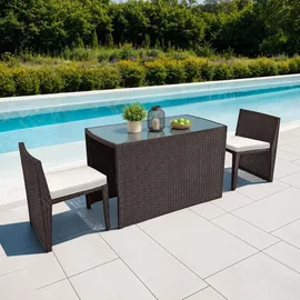 Happy Garden Santorin Set 2-tlg. Braun