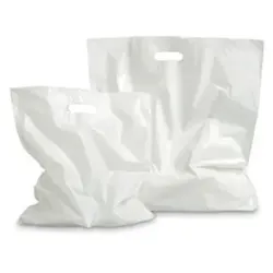 DEISS DKT Tragetaschen, weiß, 1 Karton = 500 Stück, Maße: 500 x 550 x 50 mm