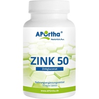 APOrtha Deutschland GmbH Zink 50 Zinkgluconat vegane Tabletten 190 St.