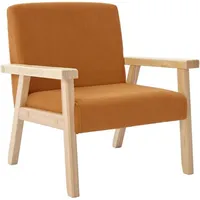 Sweeek - Skandinavischer Kindersessel aus Cord und Hevea-Holz