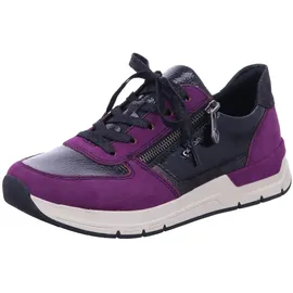 Rieker 58902 Damen Weit Lila/Schwarz/Mehrfarbig 38