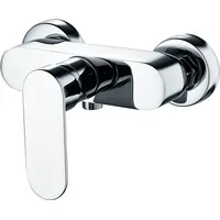 Aloni Duscharmatur mit Thermostat Einhebel-Mischbatterie für Dusche Brausethermostat verchromt